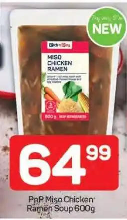 Pick n Pay PnP Miso Chicken Ramen Soup 600g offer