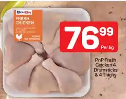 Pick n Pay PnP Fresh Chicken 4 Drumsticks & 4 Thighs offer