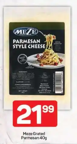 Pick n Pay Meze Grated Parmesan 40g offer