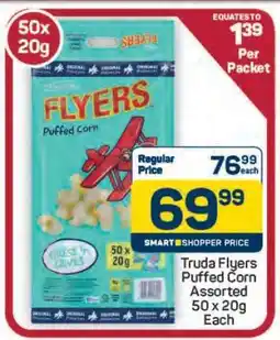 Pick n Pay Hypermarket Truda Flyers Puffed Corn Assorted 50 x 20g Each offer
