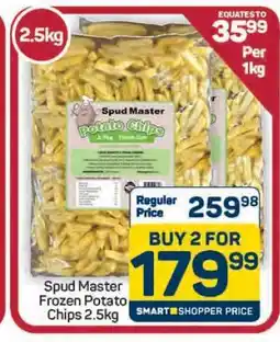 Pick n Pay Hypermarket Spud Master Frozen Potato Chips 2.5kg offer
