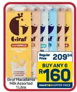 Pick n Pay Hypermarket Giraf Macadamia Milk Assorted 1 Litre offer