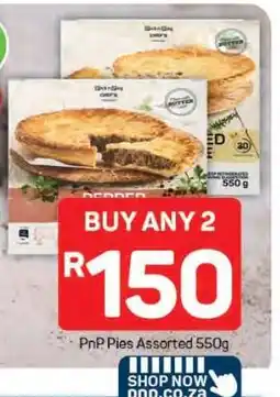 Pick n Pay PnP Pies Assorted 550g offer