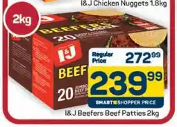 Pick n Pay Hypermarket I&J Beefers Beef Patties 2kg offer
