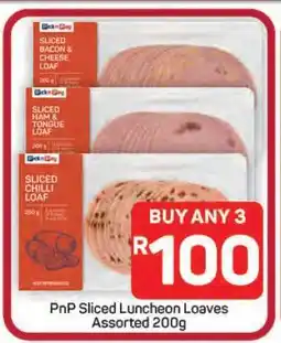 Pick n Pay Hypermarket PnP Sliced Luncheon Loaves Assorted 200g offer