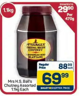 Pick n Pay Hypermarket Mrs H.S. Ball's Chutney Assorted 1.1kg Each offer