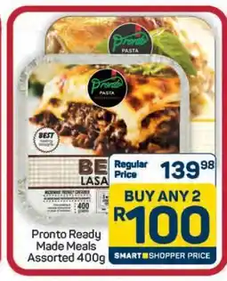 Pick n Pay Hypermarket Pronto Ready Made Meals Assorted 400g offer