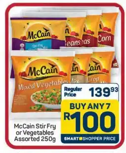 Pick n Pay Hypermarket McCain Stir Fry or Vegetables Assorted 250g offer