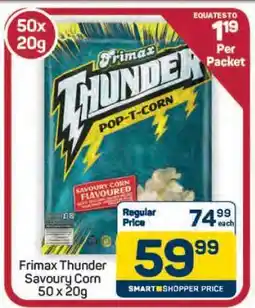 Pick n Pay Hypermarket Frimax Thunder Savoury Corn 50 x 20g offer