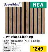 Builders Warehouse Upper Edge Java Black Cladding 2.9m (h) x 122mm (w) x 12mm 9d) 850035190 offer