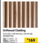 Builders Warehouse Driftwood Cladding 2.4m (h) x 160mm (w) x 24mm (d) 850009154 offer