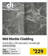 Builders Warehouse Design House Mid Marble Cladding 2.4m (h) x 131mm (w) x 16mm 9d) 850023938 offer