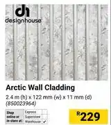 Builders Warehouse Design House Arctic Wall Cladding 2.4m (h) x 122mm (w) x 11mm (d) 850023964 offer