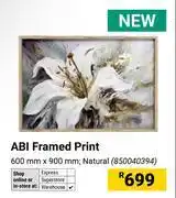 Builders Warehouse ABI Framed Print Natural 600mm x 900mm 850040394 offer