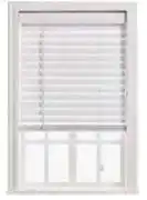 Builders Warehouse Design House 50mm Fauxwood Venetian Blind Smooth White 600mm x 1m 850025054 offer