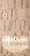 Builders Warehouse Eurolux Otis 3 Light Acrylic Chandelier Clear 555136 offer