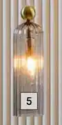 Builders Warehouse Eurolux Pendant Light Gold & Smokey Grey 100mm 850022418 offer