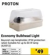 Builders Warehouse Proton Economy Bulkhead Light 620012 offer