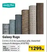 Builders Warehouse Multi Flor Galaxy Rugs 2.4m x 3.3m 418790 offer