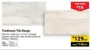 Builders Warehouse Treehouse Tile Range 250mm x 500mm (1st Grade Ceramic) In Smoke & Almond-Per Sqm offer