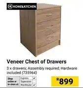 Builders Warehouse Home & Kitchen Veneer Chest Of Drawers 735964 offer