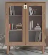 Builders Warehouse Koga Nordic Cabinet With Glass Doors Incl Hardware 850039947 offer