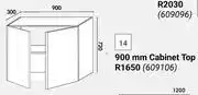 Builders Warehouse Home & Kitchen 900mm Cabinet Top (Wall Units) 609106 offer