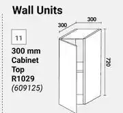 Builders Warehouse Home & Kitchen 300mm Cabinet Top (Wall Units) 609125 offer