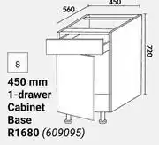 Builders Warehouse Home & Kitchen 450mm 1 Drawer Cabinet Base (Floor Units) 609095 offer