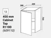 Builders Warehouse Home & Kitchen 450mm Cabinet Top (Wall Units) 609110 offer