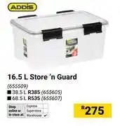 Builders Warehouse Addis 16.5Ltr Store 'n Guard 655509 offer