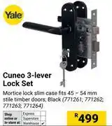 Builders Warehouse Yale Cuneo 3-Lever Lock Set offer
