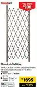 Builders Warehouse Xpanda Diy Slamlock Saftidor (White, Bronze Or Charcoal) 2m(h) X 840mm(w) 6115, 6114, 742900-Each offer