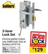 Builders Warehouse Builders 3-Lever Lock Set 418114 offer