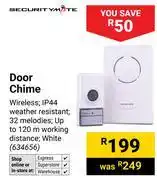 Builders Warehouse Securitymate Door Chime 634656 offer