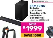 Samsung B-Series 2.1 Channel Soundbar With Subwoofer HW-B450F/X 850030540