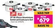 Game Hart J7 10 Piece Aluminium Solid Lid Cookware Set 511570 offer
