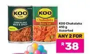 Game Koo Chakalaka Assorted-For 2 x 410g offer