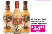 Game All Joy Veri Peri African Sauce Assorted-250ml offer