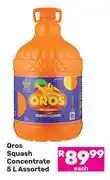 Game Oros Squash Concentrate Assorted-5L offer