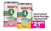 Game Iwisa Instant Maize Porridge Assorted-1Kg offer