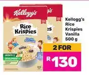 Game Kellogg's Rice Krispies Vanilla-For 2 x 500g offer