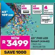 Game Hisense 43 FHD LED Smart TV 43A4Q 850028738 offer