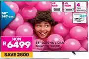 Game Hisense 58 QLED 4K VIDAA Smart TV 58Q6Q 850029201 offer