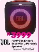 Game JBL Party Box Encore Essential 2 Portable Speaker 850035069 offer