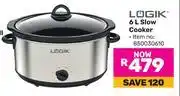 Game Logik 6L Slow Cooker 850030610 offer