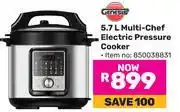 Game Genesis 5.7L Multi Chef Electric Pressure Cooker 850038831 offer