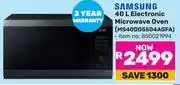 Samsung 40L Electronic Microwave Oven MS40DG5504AGFA 850021994