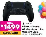 Game PS5 Dual Sense Wireless Controller Midnight Black 850009482 offer