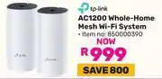 Game TP Link AC1200 Whole Home Mesh WiFi System 850000390 offer